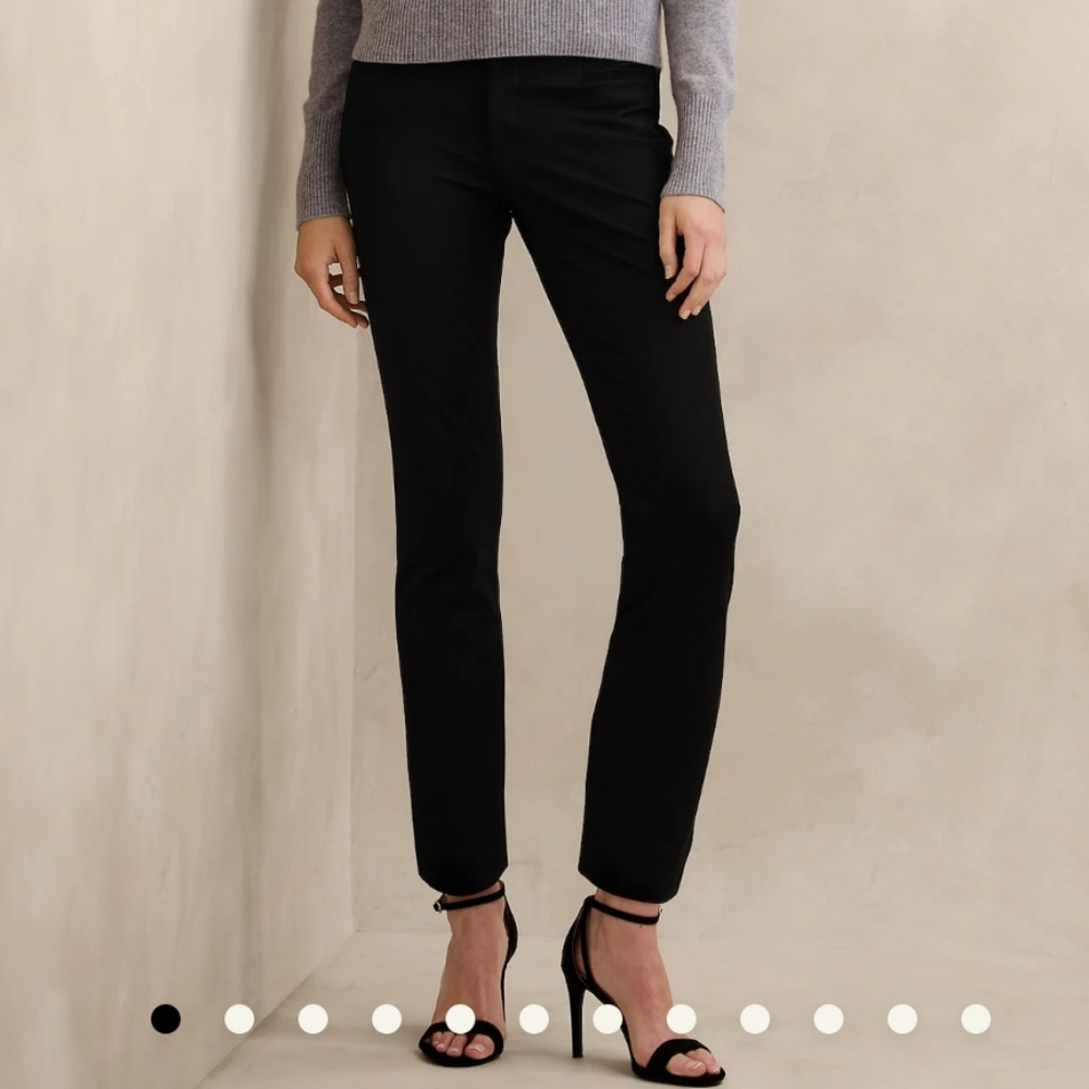 BANANA REPUBLIC SLOAN SLIM PANT black size 4